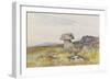 Logan Stone, Rippon Tor , C.1895-96-Frederick John Widgery-Framed Giclee Print