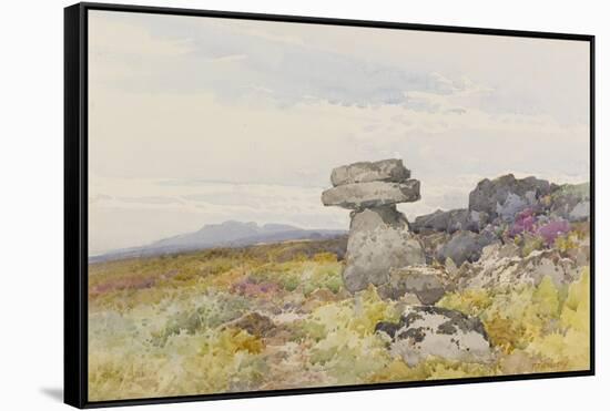 Logan Stone, Rippon Tor , C.1895-96-Frederick John Widgery-Framed Stretched Canvas