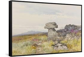 Logan Stone, Rippon Tor , C.1895-96-Frederick John Widgery-Framed Stretched Canvas