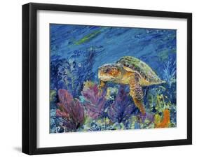 Loggerhead Turtle-Lucy P. McTier-Framed Giclee Print