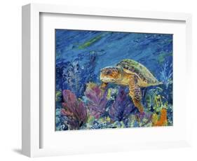 Loggerhead Turtle-Lucy P. McTier-Framed Giclee Print