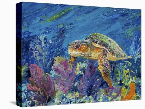 Loggerhead Turtle-Lucy P. McTier-Stretched Canvas