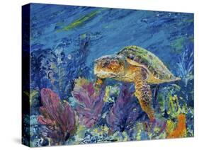 Loggerhead Turtle-Lucy P. McTier-Stretched Canvas