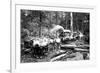 Loggers and Their Logs-Clark Kinsey-Framed Premium Giclee Print