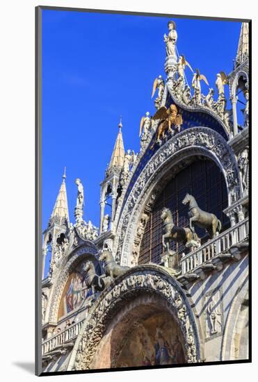 Loggia dei Cavalli, Basilica San Marco, Venice, UNESCO World Heritage Site, Veneto, Italy, Europe-Eleanor Scriven-Mounted Photographic Print