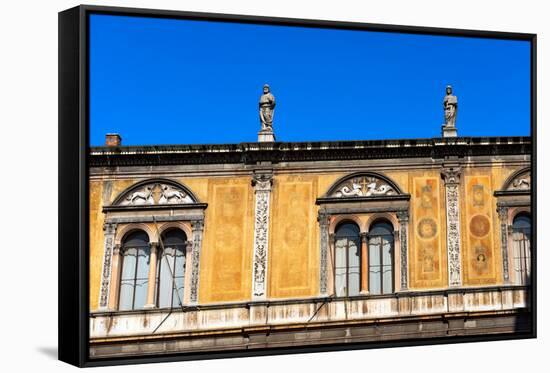 Loggia Del Consiglio - Verona Italy-Alberto SevenOnSeven-Framed Stretched Canvas