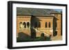 Loggia Facing Garden-null-Framed Giclee Print