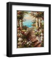 Loggia Fiori-Axiano-Framed Art Print