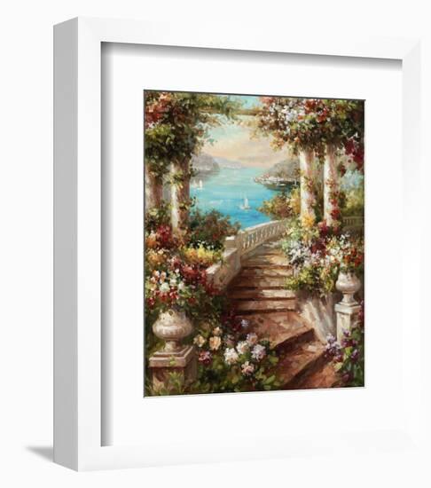 Loggia Fiori-Axiano-Framed Art Print