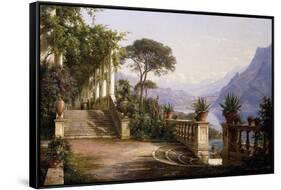 Loggia Fra Como-Carl Frederic Aagaard-Framed Stretched Canvas