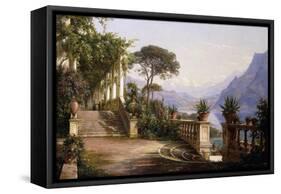 Loggia Fra Como-Carl Frederic Aagaard-Framed Stretched Canvas
