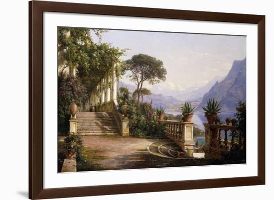 Loggia Fra Como-Carl Frederic Aagaard-Framed Premium Giclee Print