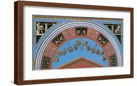 Loggia in the Vatican III (detail)-Raphael-Framed Art Print