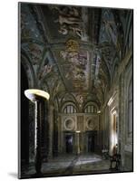 Loggia of Cupid and Psyche with Fresco Cycle Stories of Cupid and Psyche-Raffaello Sanzio-Mounted Giclee Print