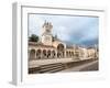 Loggia of San Giovanni with clock tower, Piazza della Liberta, Udine, Friuli Venezia Giulia, Italy-Jean Brooks-Framed Photographic Print