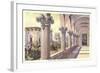 Loggia Overlooking El Prado-null-Framed Art Print