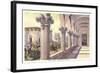 Loggia Overlooking El Prado-null-Framed Art Print