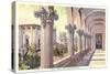 Loggia Overlooking El Prado-null-Stretched Canvas