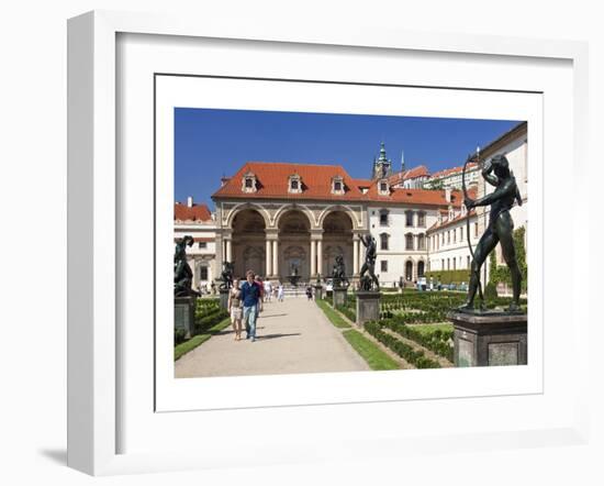 Loggia Sala Terrana at Wallenstein Garden of Wallenstein Palace at Prague-null-Framed Art Print