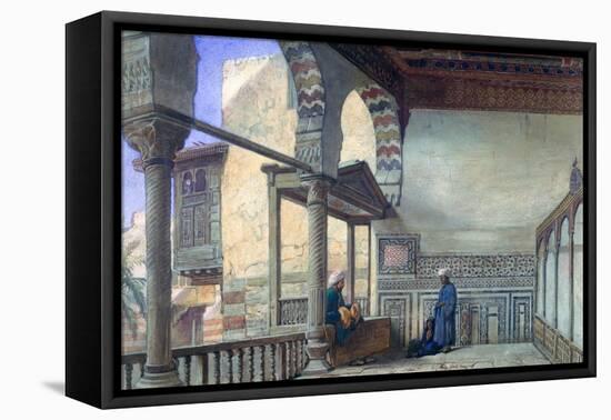 Loggia, Summer Reception, Memlook Radnau Bey's House, Cairo, 1870-Frank Dillon-Framed Stretched Canvas