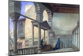 Loggia, Summer Reception, Memlook Radnau Bey's House, Cairo, 1870-Frank Dillon-Mounted Giclee Print