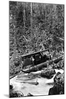 Logging Boat in a Tangle-Clark Kinsey-Mounted Art Print