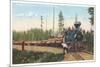 Logging Train in the Northwest-null-Mounted Art Print