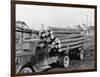 Logging Truck at Sawmill-R. Mattoon-Framed Photographic Print