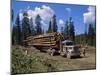 Logging Truck, British Columbia, Canada, North America-Harding Robert-Mounted Photographic Print