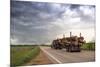Logging Truck in Mississippi Driving into the Heart of a Thunderstorm-Louise Murray-Mounted Photographic Print