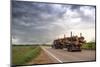 Logging Truck in Mississippi Driving into the Heart of a Thunderstorm-Louise Murray-Mounted Photographic Print