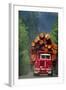 Logging Truck Loaded with Logs-David Nunuk-Framed Premium Photographic Print
