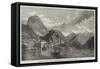Loggio, on the Lake of Lugano-George Clarkson Stanfield-Framed Stretched Canvas