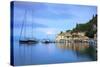 Loggos Harbour, Paxos, the Ionian Islands, Greek Islands, Greece, Europe-Neil Farrin-Stretched Canvas