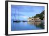 Loggos Harbour, Paxos, the Ionian Islands, Greek Islands, Greece, Europe-Neil Farrin-Framed Photographic Print