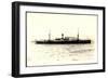 Logicean, Dampfschiff Vor Anker, Stadtblick-null-Framed Giclee Print