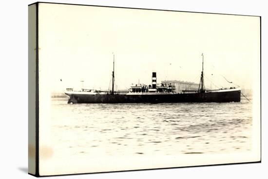 Logicean, Dampfschiff Vor Anker, Stadtblick-null-Stretched Canvas