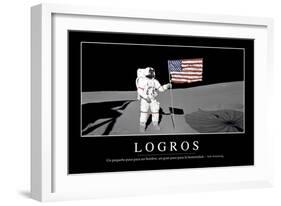 Logros. Cita Inspiradora Y Póster Motivacional-null-Framed Photographic Print