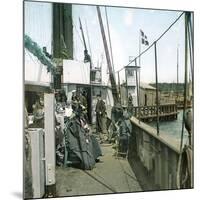 Lohals (Denmark), the Jetty-Leon, Levy et Fils-Mounted Photographic Print