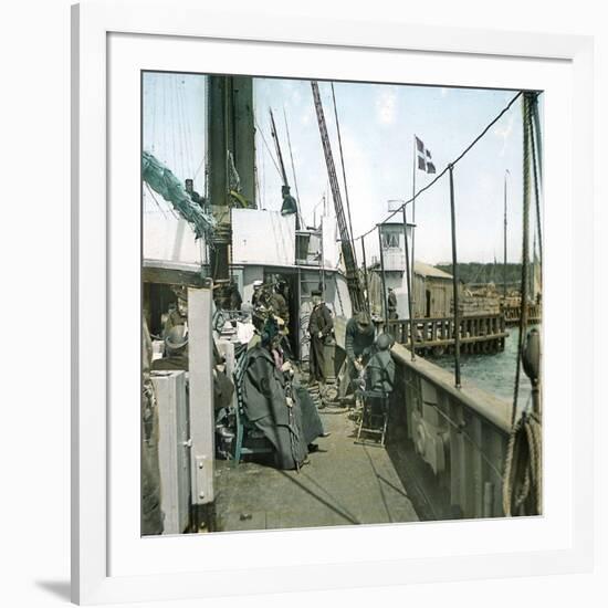 Lohals (Denmark), the Jetty-Leon, Levy et Fils-Framed Photographic Print