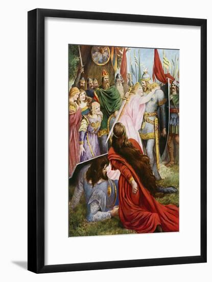 Lohengrin, Act I Scene III-Fred Leeke-Framed Giclee Print