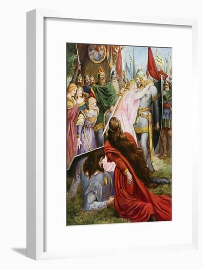 Lohengrin, Act I Scene III-Fred Leeke-Framed Giclee Print