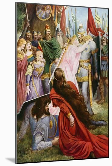 Lohengrin, Act I Scene III-Fred Leeke-Mounted Giclee Print