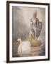 Lohengrin Arrives in a Boat Drawn by Elsa's Brother Godfrey-Norman Price-Framed Photographic Print