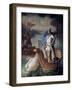 Lohengrin Arrives in Antwerp on Ship Pulled by Swan on the Waters of the Scheldt-August von Heckel-Framed Giclee Print