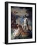 Lohengrin Arrives in Antwerp on Ship Pulled by Swan on the Waters of the Scheldt-August von Heckel-Framed Giclee Print