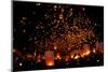 Loi Krathong and Yi Peng Festival-noppasin wongchum-Mounted Photographic Print