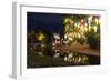 Loi Kratong Festival of Lights, Wat Phan Tao Temple, Chiang Mai, Thailand, Southeast Asia, Asia-Christian Kober-Framed Photographic Print