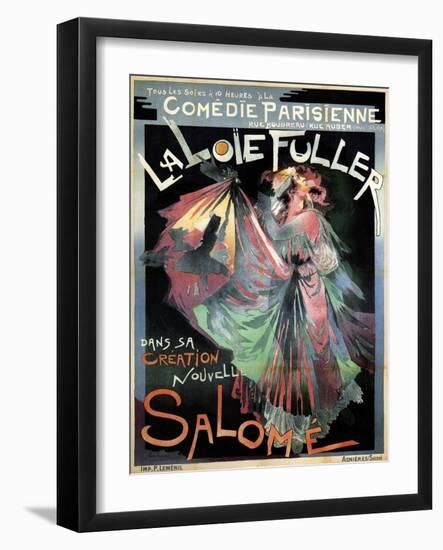 Loïe Fuller as Salomé, 1895-Georges de Feure-Framed Giclee Print