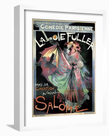 Loïe Fuller as Salomé, 1895-Georges de Feure-Framed Giclee Print